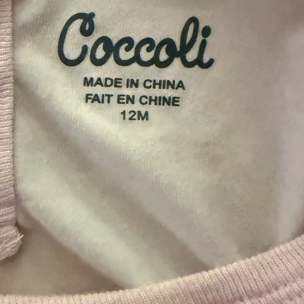 Coccoli Pink Seashells Skirted Baby Romper 12 Months